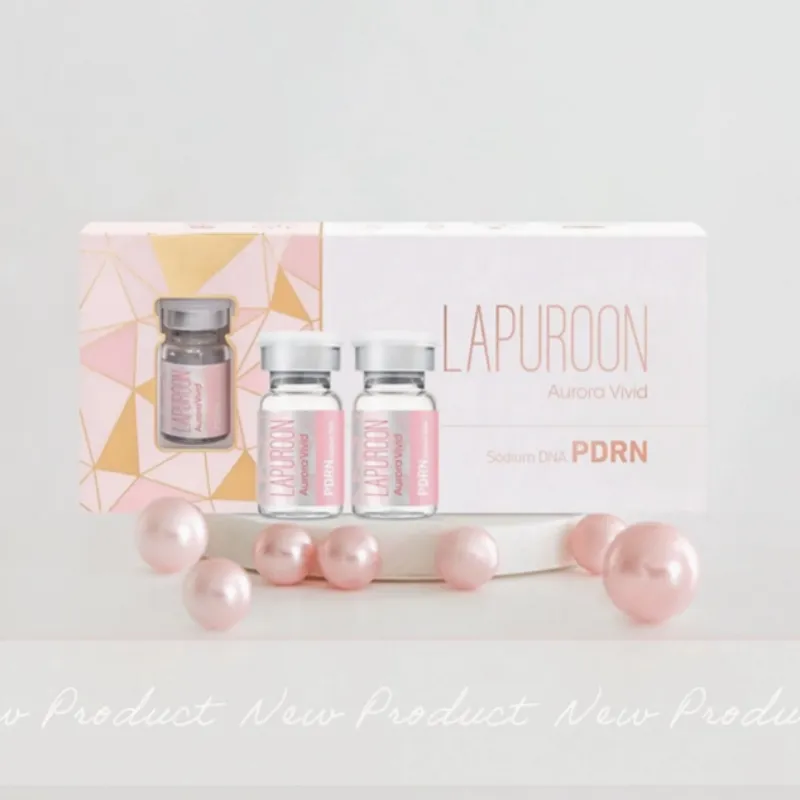Lapuroon Aurora Vivid (5ml*5) Pdrn Hidratação Profunda e Firmadora da Pele Lapuroon Aurora Super Sódio DNA Pdrn