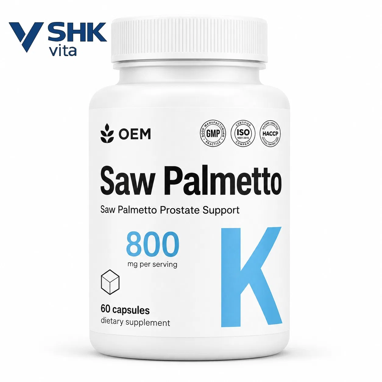 Cápsulas de Suporte à Próstata Saw Palmetto para Homens - Suplemento de Saúde da Próstata e Urinária — Marca Privada OEM