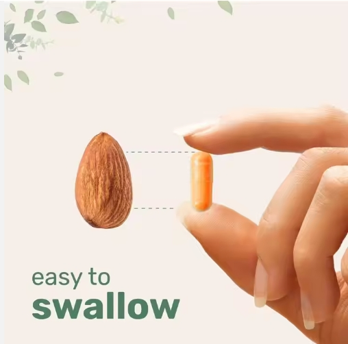 Cápsulas de Curcuma Curcumin – Suplementos para Saúde das Articulações Extrato de Raiz de Curcuma Herbal para Suporte Antioxidante OEM/ODM