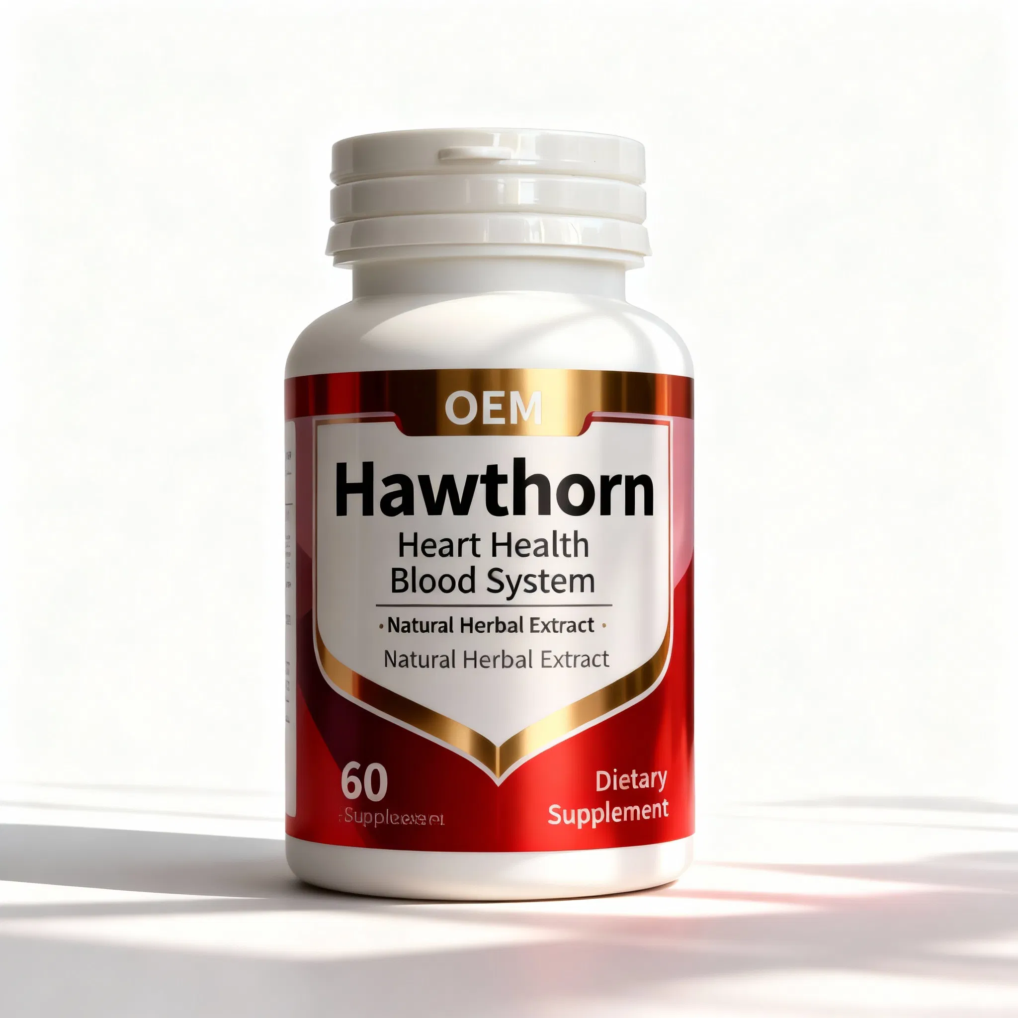 Comprimidos de Hawthorn Saúde do Coração e Suporte Cardiovascular Suplemento Crataegus Atacado OEM/ODM