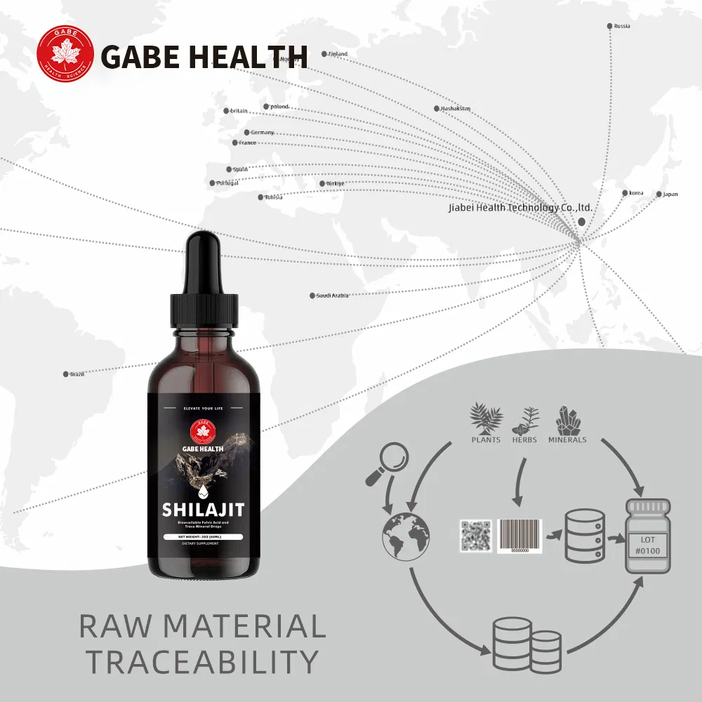 Gotas de Shilajit Purificado Natural Antioxidante Natural Apoia o Bem-Estar Imunológico e Cerebral Suplemento Oral Diário