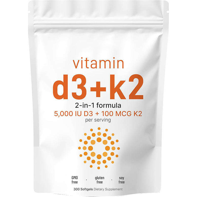 Suplemento de Óleo de Coco Hatmanlabs para Saúde Cardiovascular &amp; Vitamina D3 K2