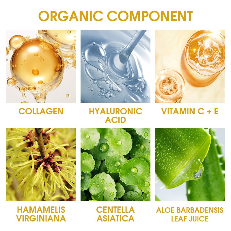 Hidratante Livre de Crueldade Nourishing e Vitamina C 24K Sérum Facial Gold Essence