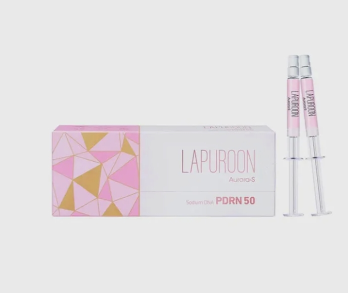 Lapuroon Aurora Vivid (5ml*5) Pdrn Hidratação Profunda e Firmadora da Pele Lapuroon Aurora Super Sódio DNA Pdrn