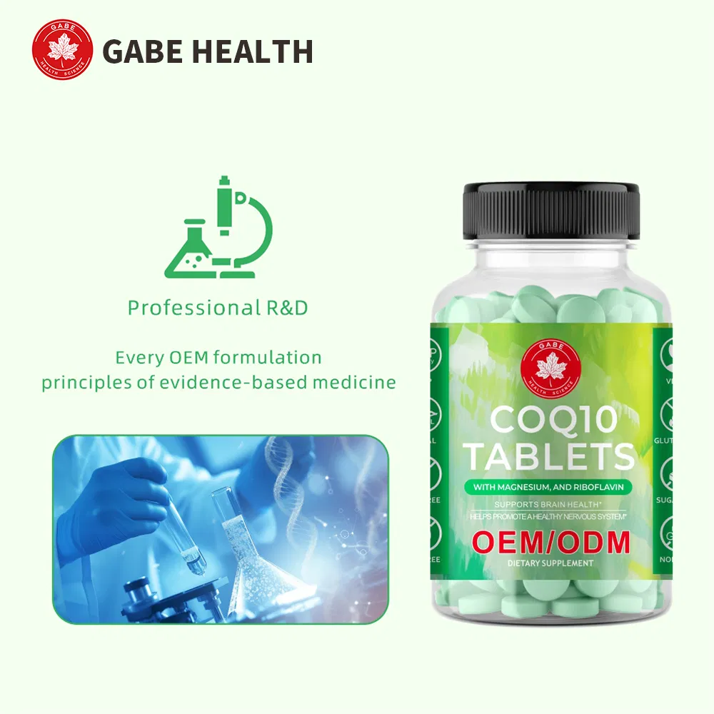 Coenzima Q10 Comprimidos Suporte de Energia Bem-Estar Cardiovascular Suplemento Nutricional Diário