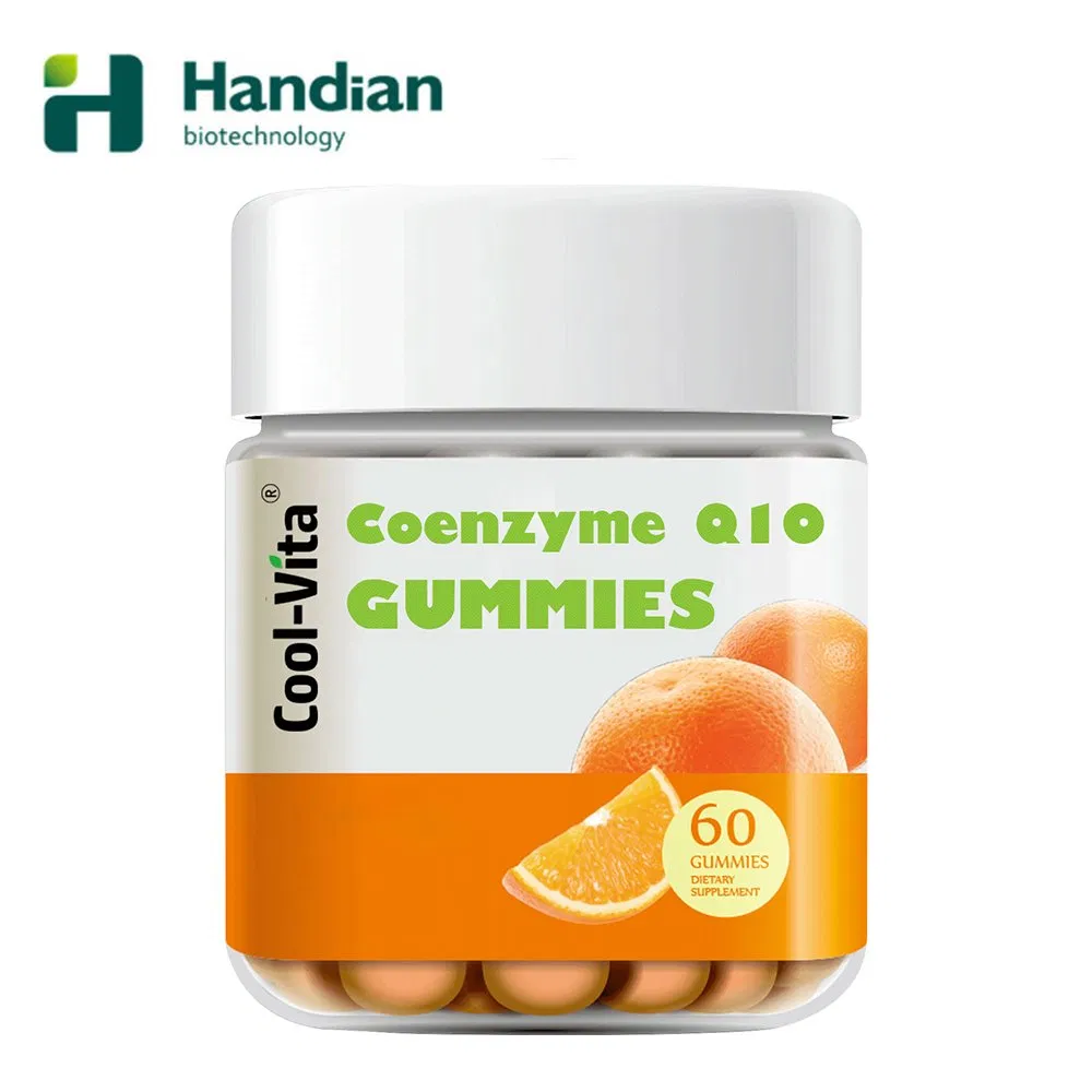 Vitaminas Gummy de Pectina Coq10 com Alta Absorção de Coenzima Q10 Suplemento Dietético Antioxidante Natural para a Saúde do Coração