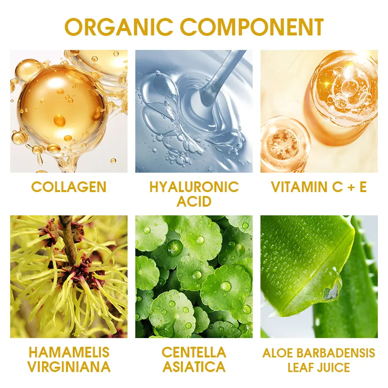 Hidratante Livre de Crueldade Nourishing e Vitamina C 24K Sérum Facial Gold Essence