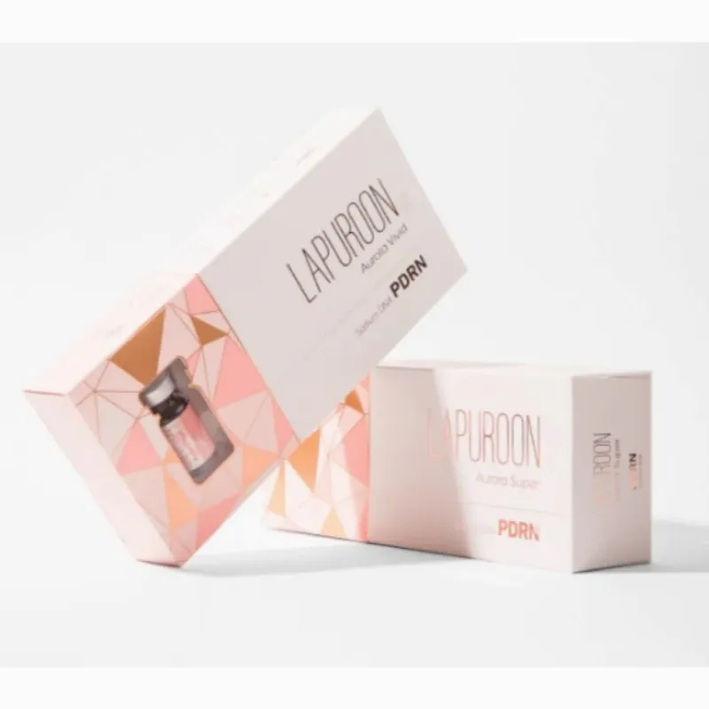 Lapuroon Aurora Vivid (5ml*5) Pdrn Hidratação Profunda e Firmadora da Pele Lapuroon Aurora Super Sódio DNA Pdrn