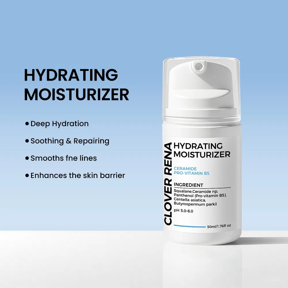 Creme Hidratante de Ceramida para o Rosto das Mulheres Reparar Barreira