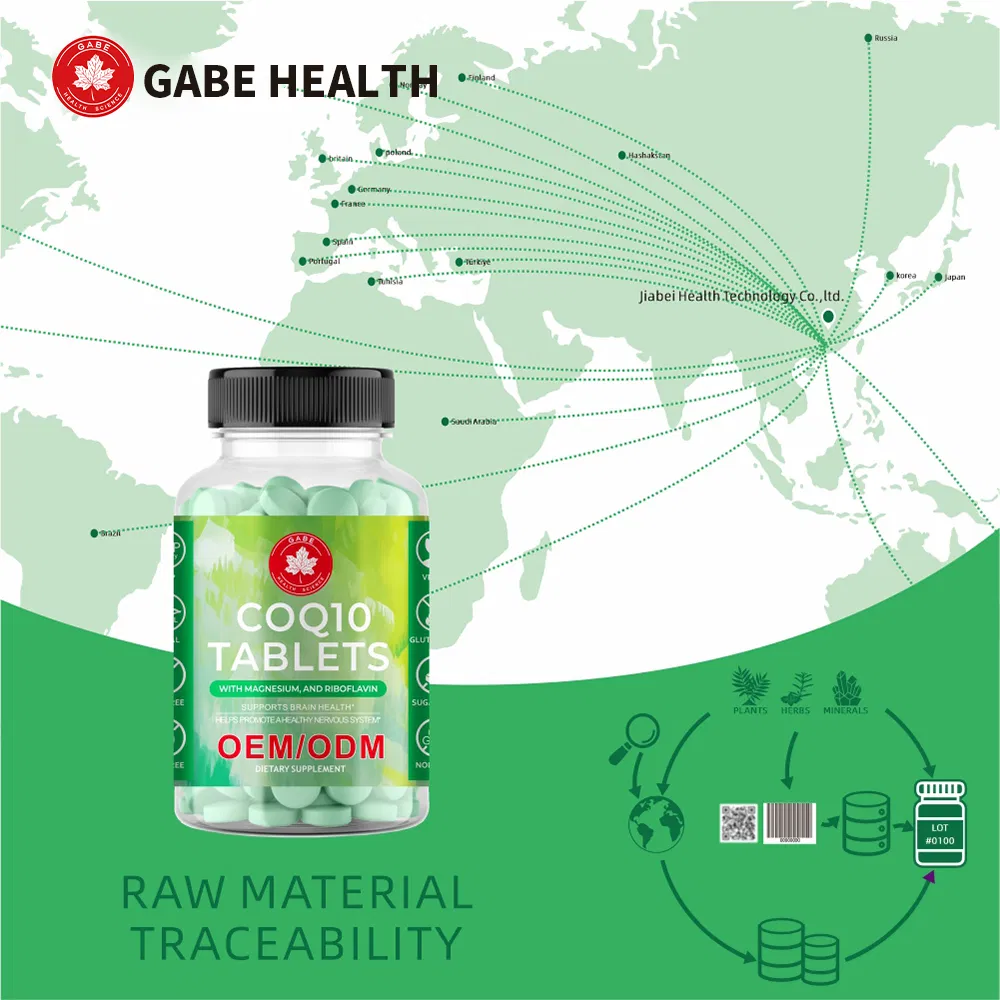 Suplemento Diário de Nutrição para Apoio Energético e Bem-Estar Cardiovascular Vegano Coq10 Tablets