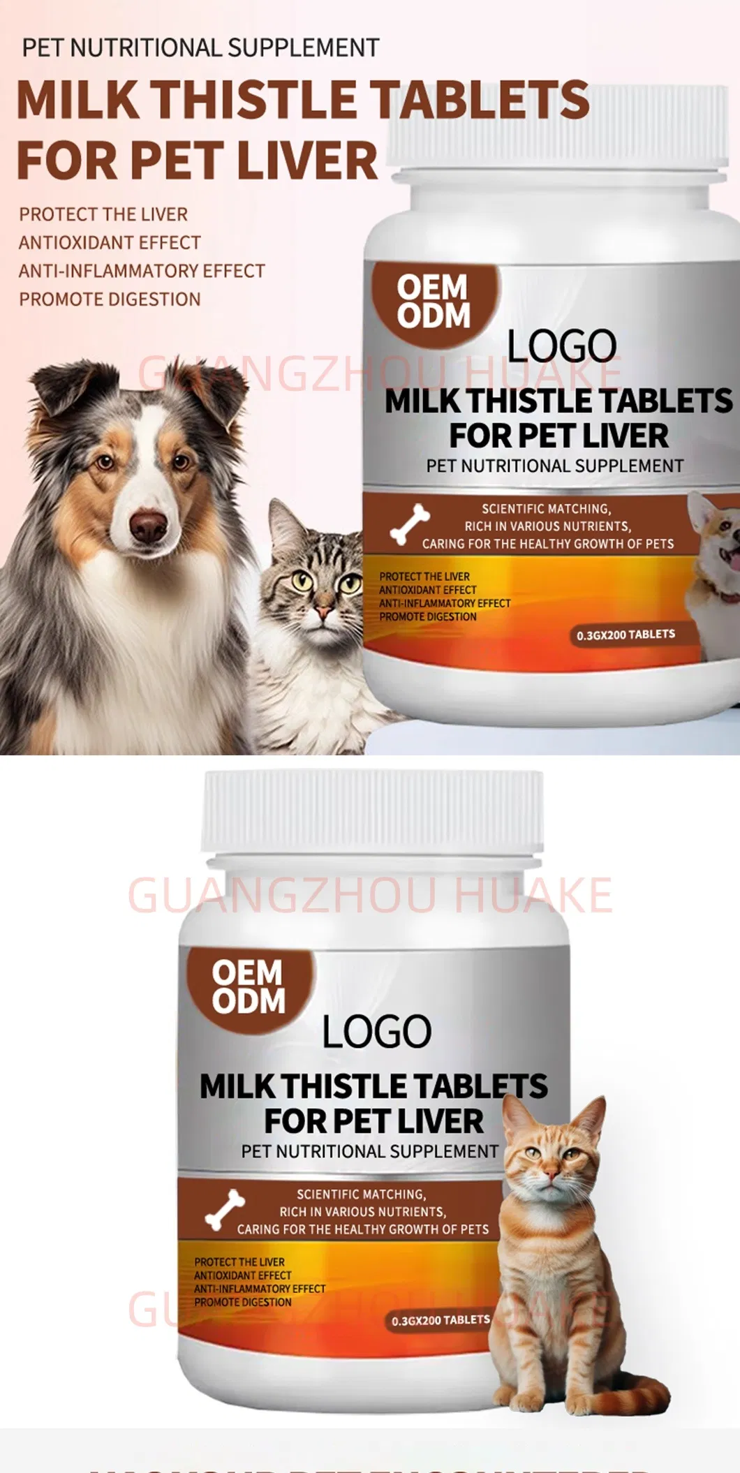Suplemento Potente de Desintoxicação Hepática para Cães e Gatos com Propriedades Antioxidantes e Anti-inflamatórias ODM