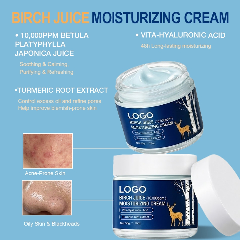 Creme Facial Hidratante Nutritivo Suavizante 24h Hidratação Intensa Reparação da Barreira Cutânea Alisamento Natural