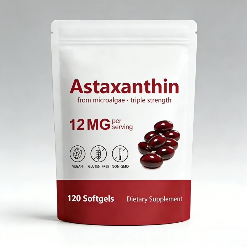 Softgels de Astaxantina, Suplemento Nutricional Antioxidante Premium, 120 Softgels