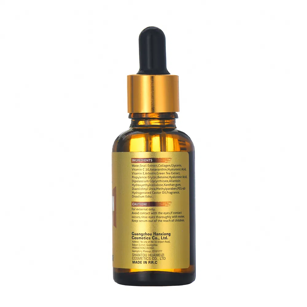 Essência Facial de Reparação de Caracol com Colágeno Profissional para Atacado, Sérum Facial Anti-Idade