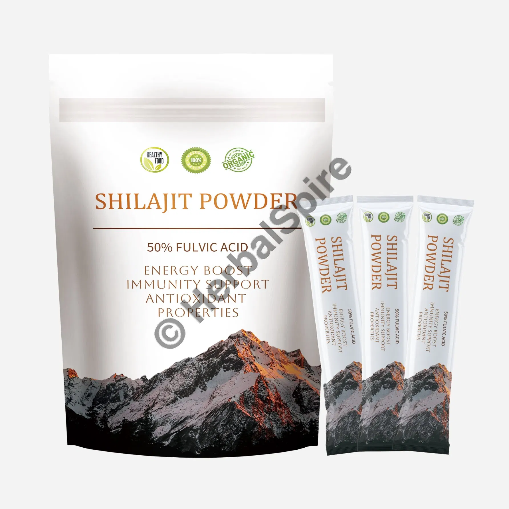 Pasta Mineral Shilajit Pacote Natural Imunidade Energia Antioxidante Suplemento Funcional