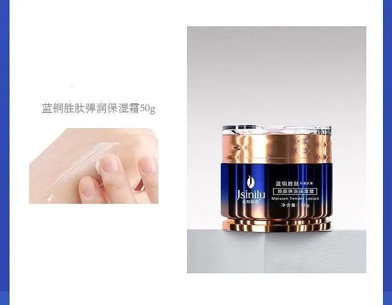 Conjunto de Cosméticos Hidratante Anti-idade com Peptídeo Ghk-Cu