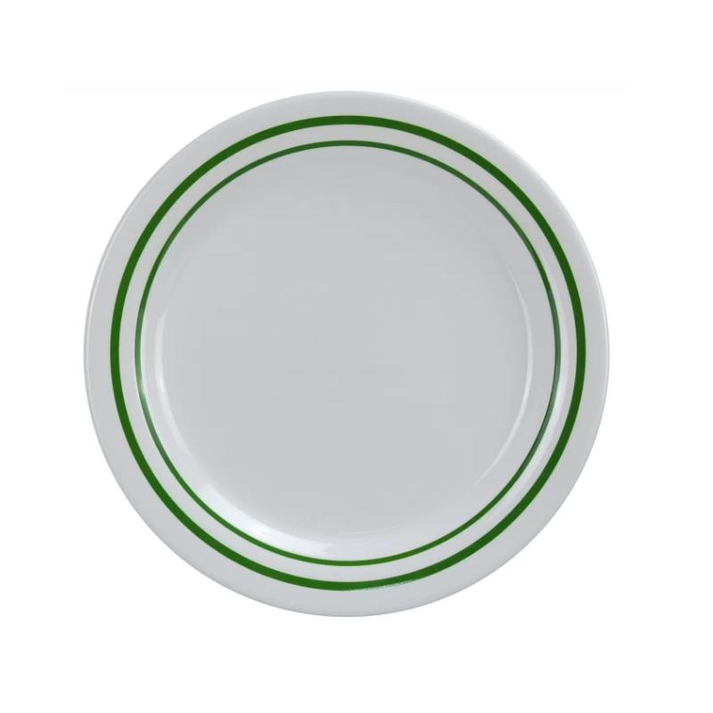 Melamine 6/7/9/10 Inch White Round Serving Plates Dishes Platter Unbreakable Tableware