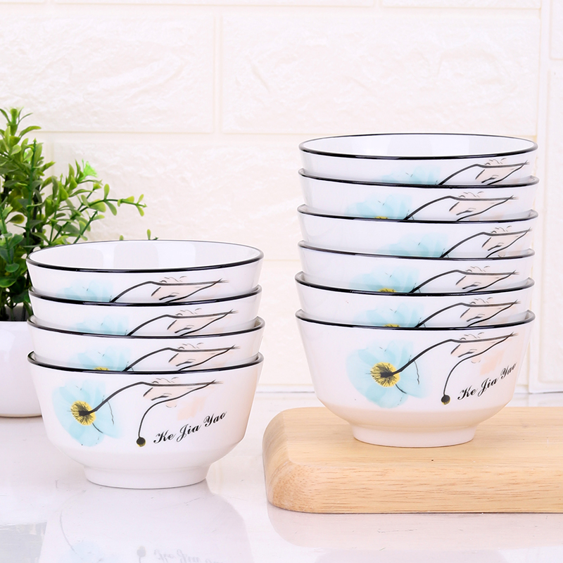 Chenyue 5" Porcelain Bowl with Under Glaze Ceramic Dinnerware