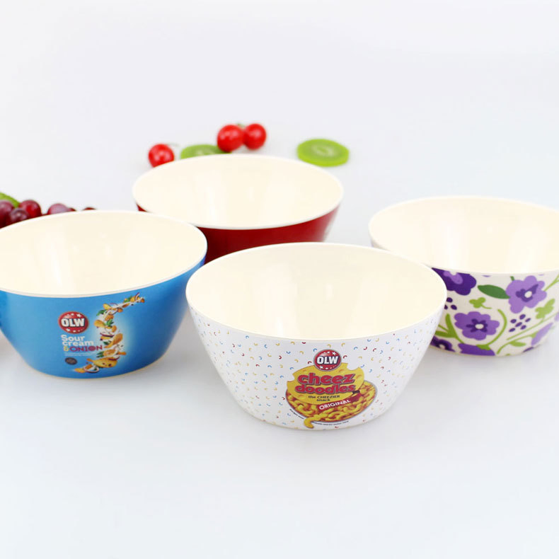 Melamine Salad Bowl Household Food-Grade Dinnerware Noodles Bowl OEM Designs