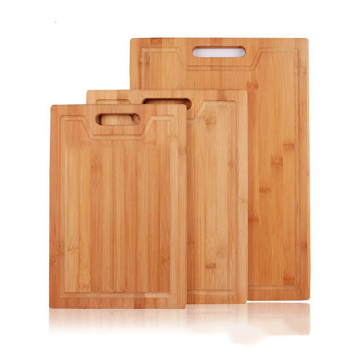 Kitchen Butcher Block Chopping Boards Bamboo Cutting Board for Vegetable Fruit Meat