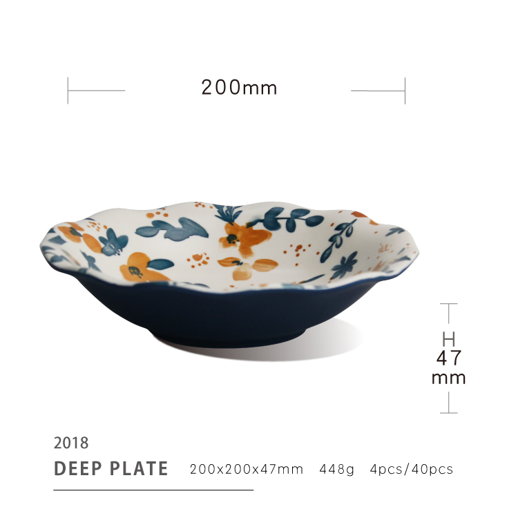 High Quality Kitchenware Ceramic Bowl Pottery Bowl Porcelain Salad Bowl
