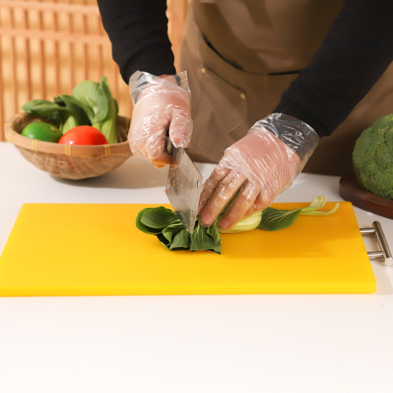 Colorful Meat Fruit Vegetable Kitchen Chopping PE HDPE Plastic Cutting Kitchen Boards