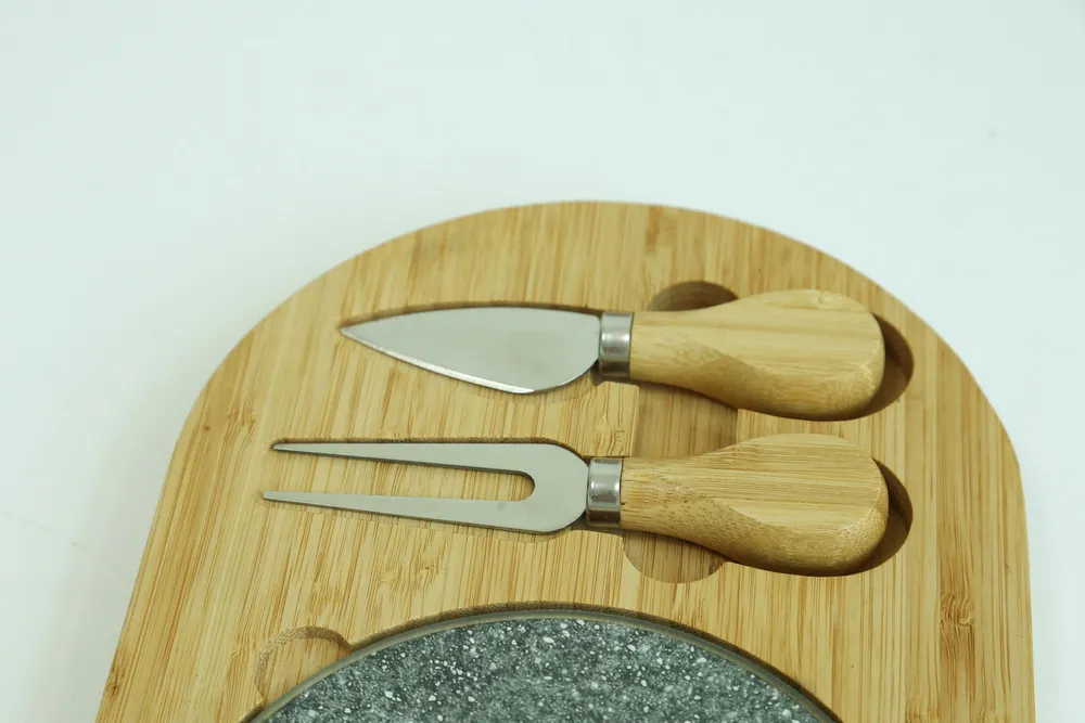 Bamboo Cheese Board 2