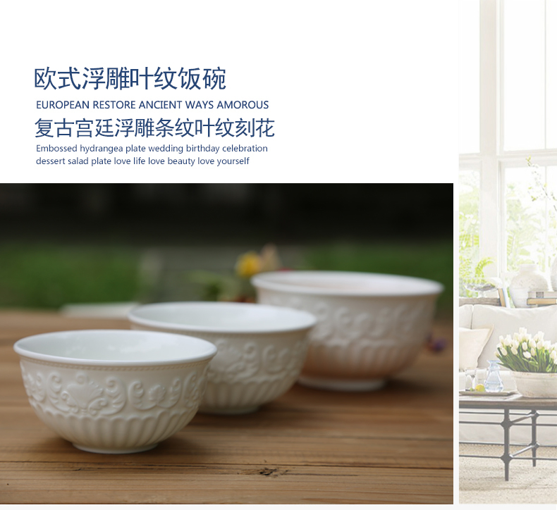 5 Inch Tableware Decor Porcelain Dinnerware Ceramic Dinner Bowls
