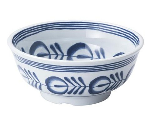 Best Selling Blue White Japanese Melamine Soup Bowl