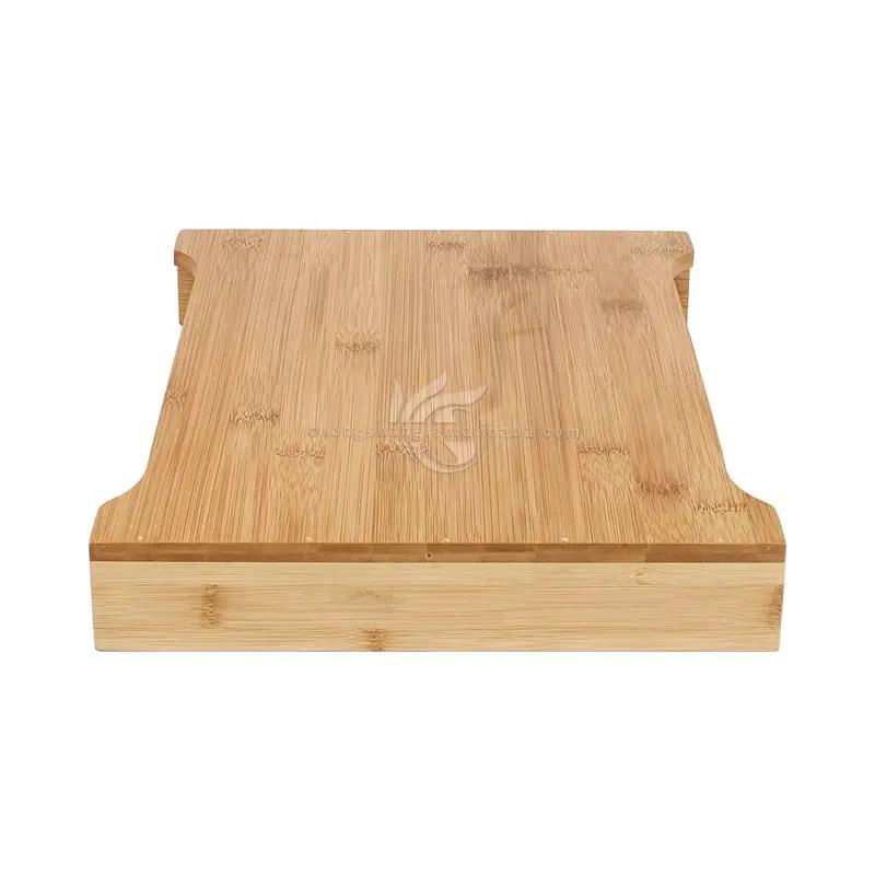 Chengshang Chopping Cutting Board with Containers Wood Cutting Boards for Kitchen Bamboo Cutting Boards