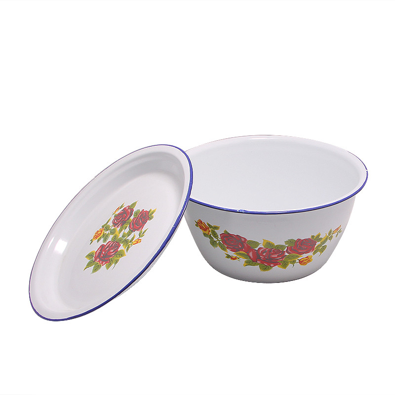 Enamel Finger Bowl Personalized Cooking Pot Chinese Porcelain Ceramic Tableware