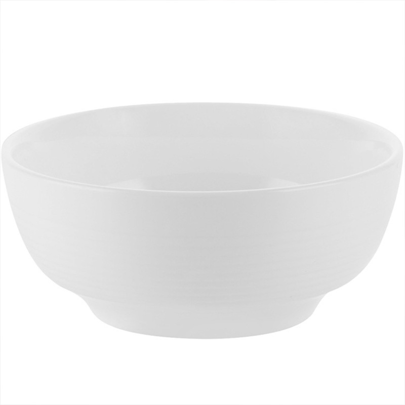 Custom Logo Western Food Hotel Supplies Porcelain Ramen Soup Salad Ceramic Bowl