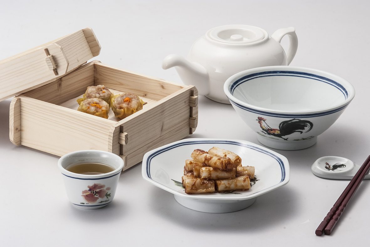 Melamine Gai Ming Series Noodles Chinese Traditional Style Bowls