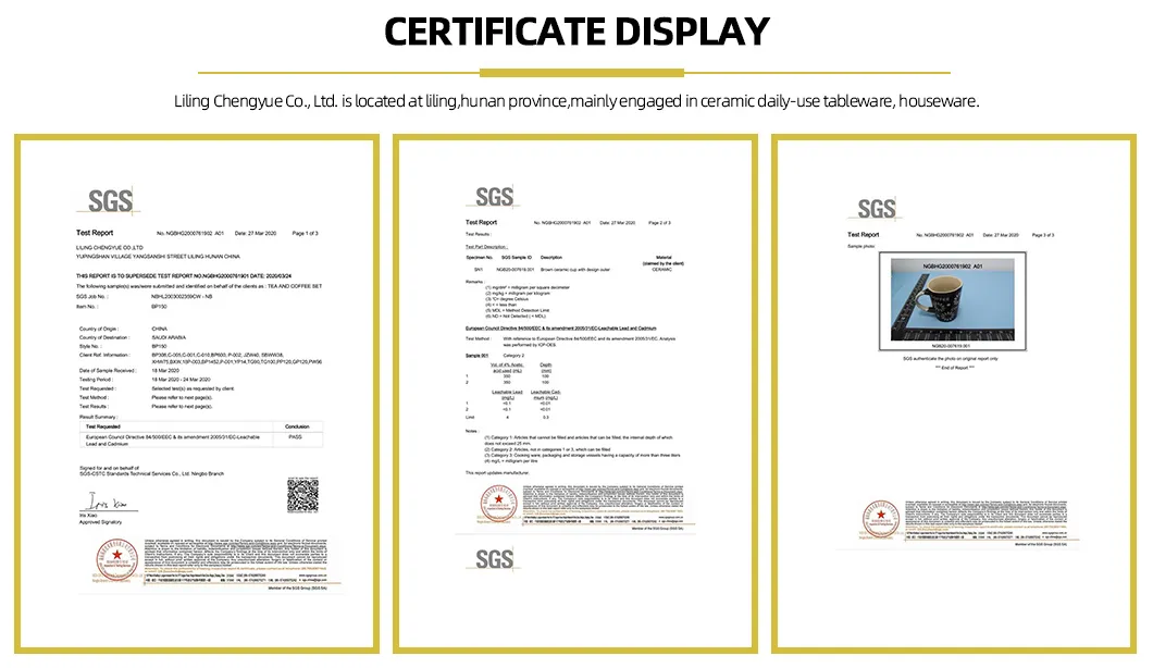 Ceramic Quality Certification