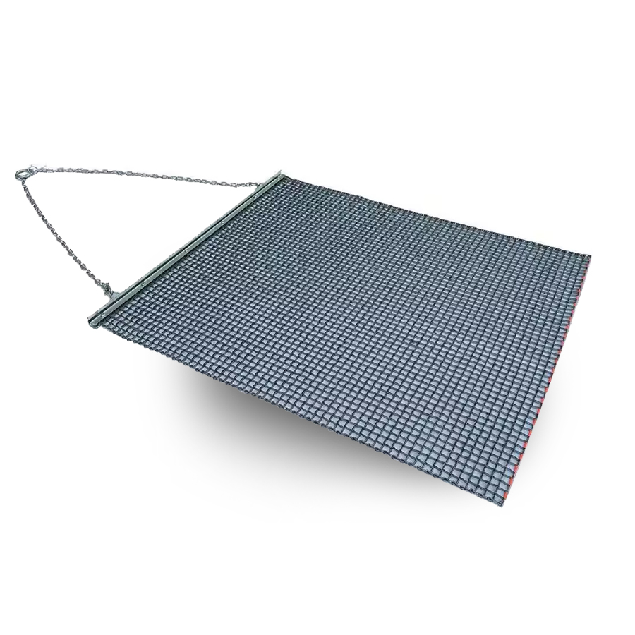 Flexible Chain Harrow Drag Mats Mesh with Draw Bar Woven Technique Welding Punching Cutting &amp; Bending Processing Services