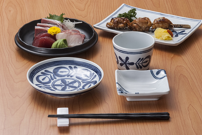 Best Selling Blue White Japanese Melamine Soup Bowl