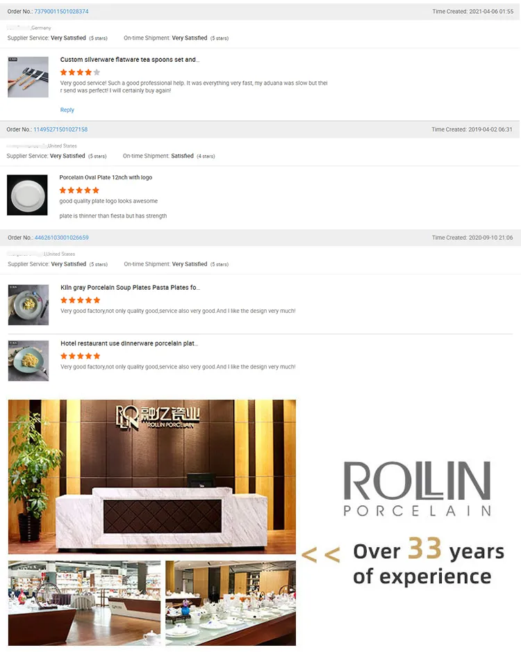 Ceramic Dinner Plates Detail 5