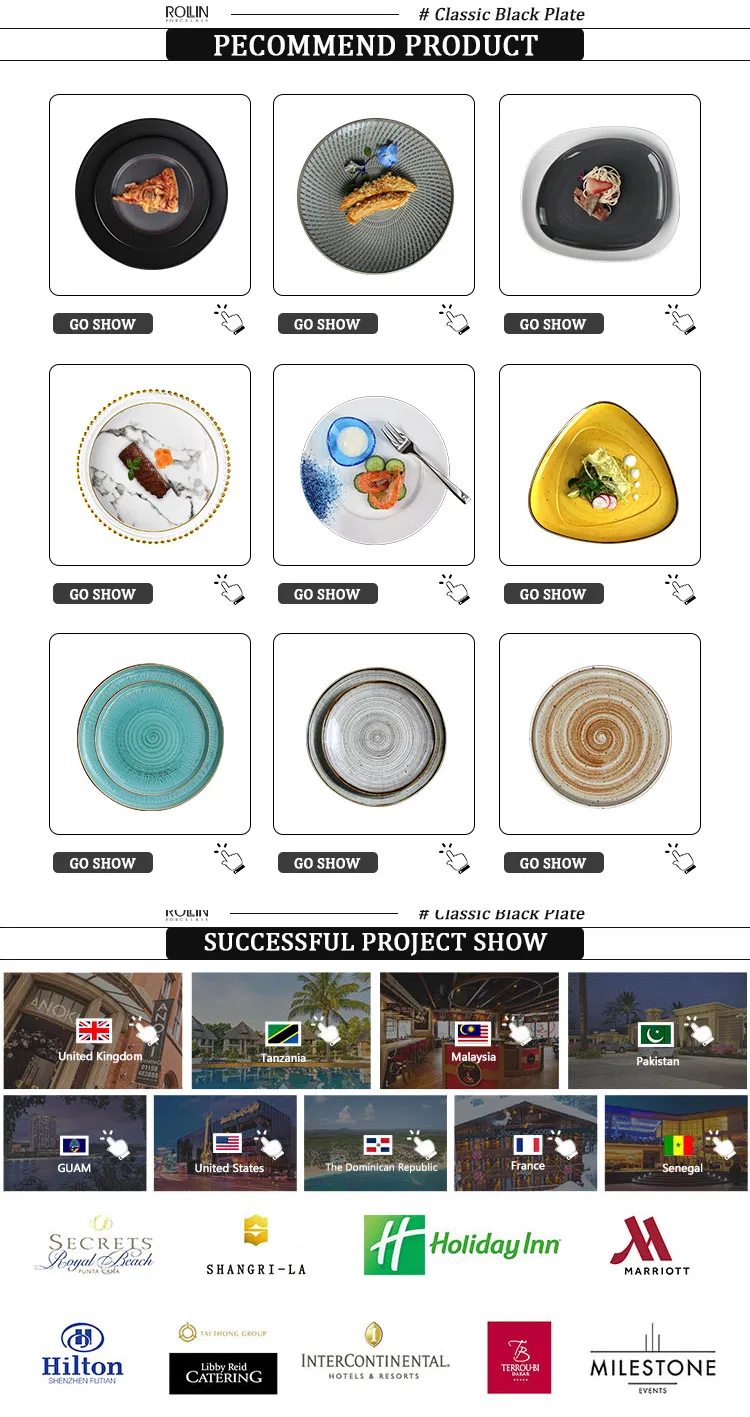 Ceramic Dinner Plates Detail 4