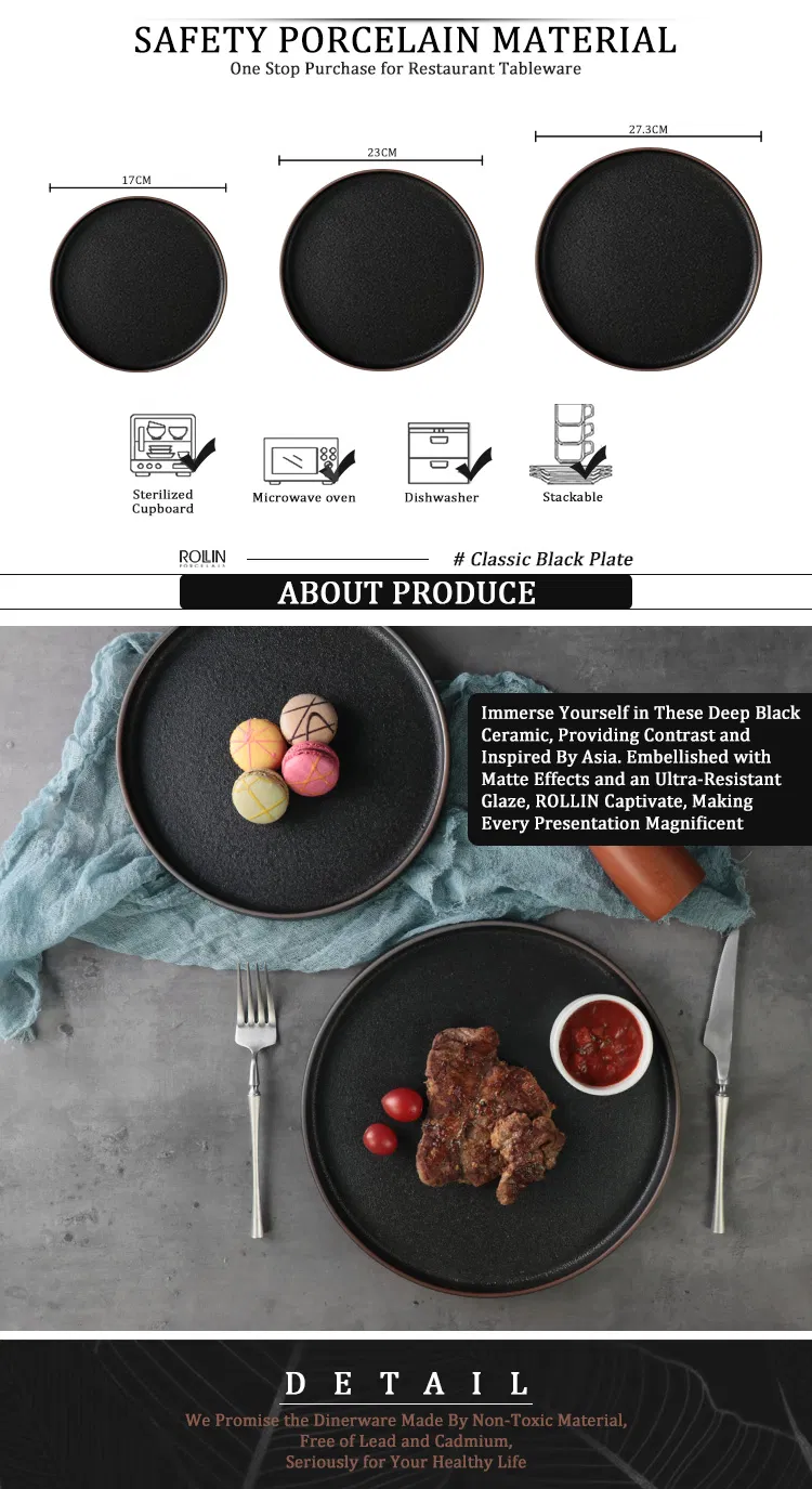 Ceramic Dinner Plates Detail 1