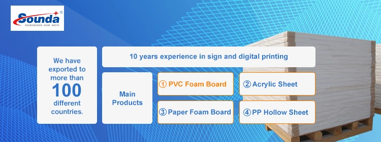 PVC Foam Advertising Board Sign