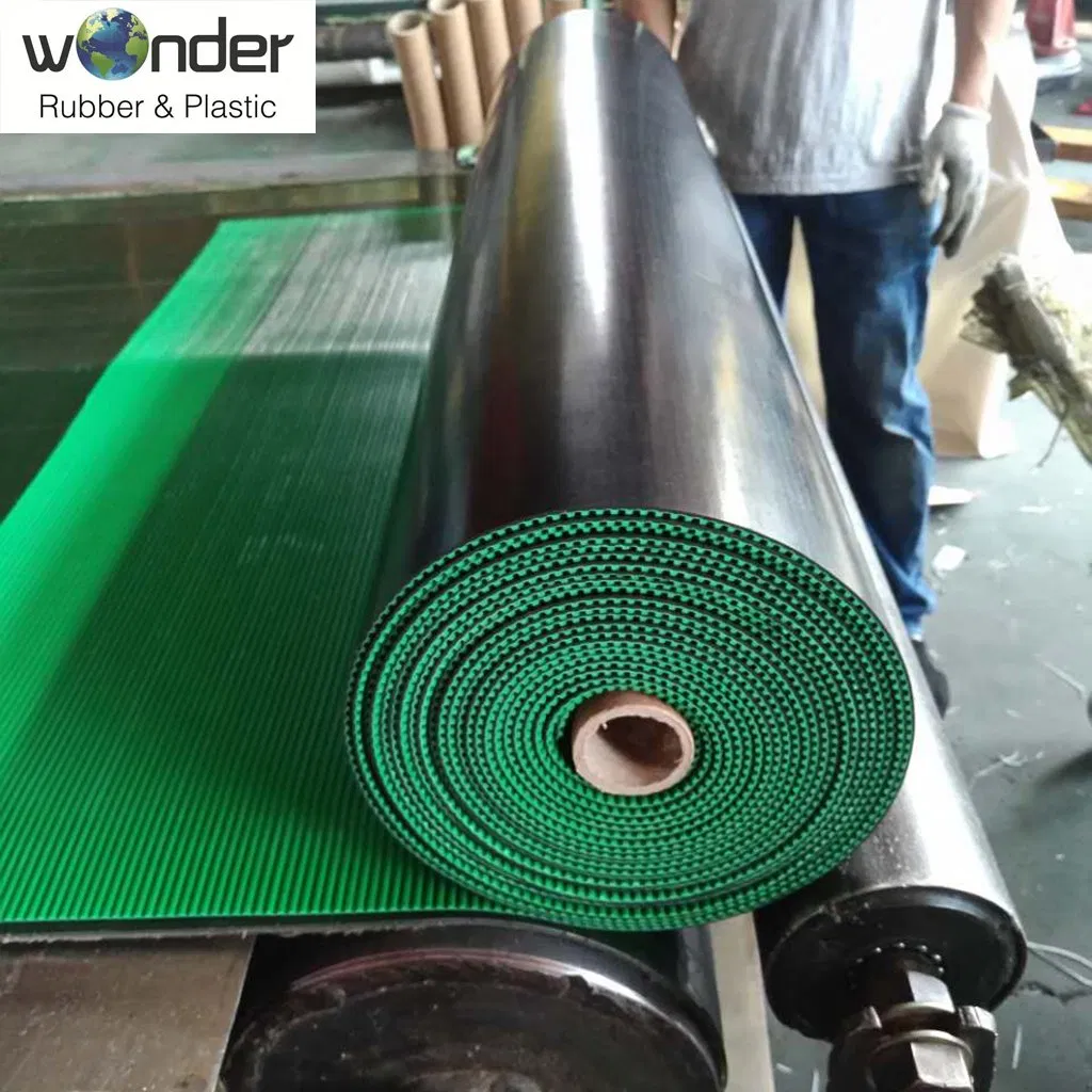 Industrial rubber flooring