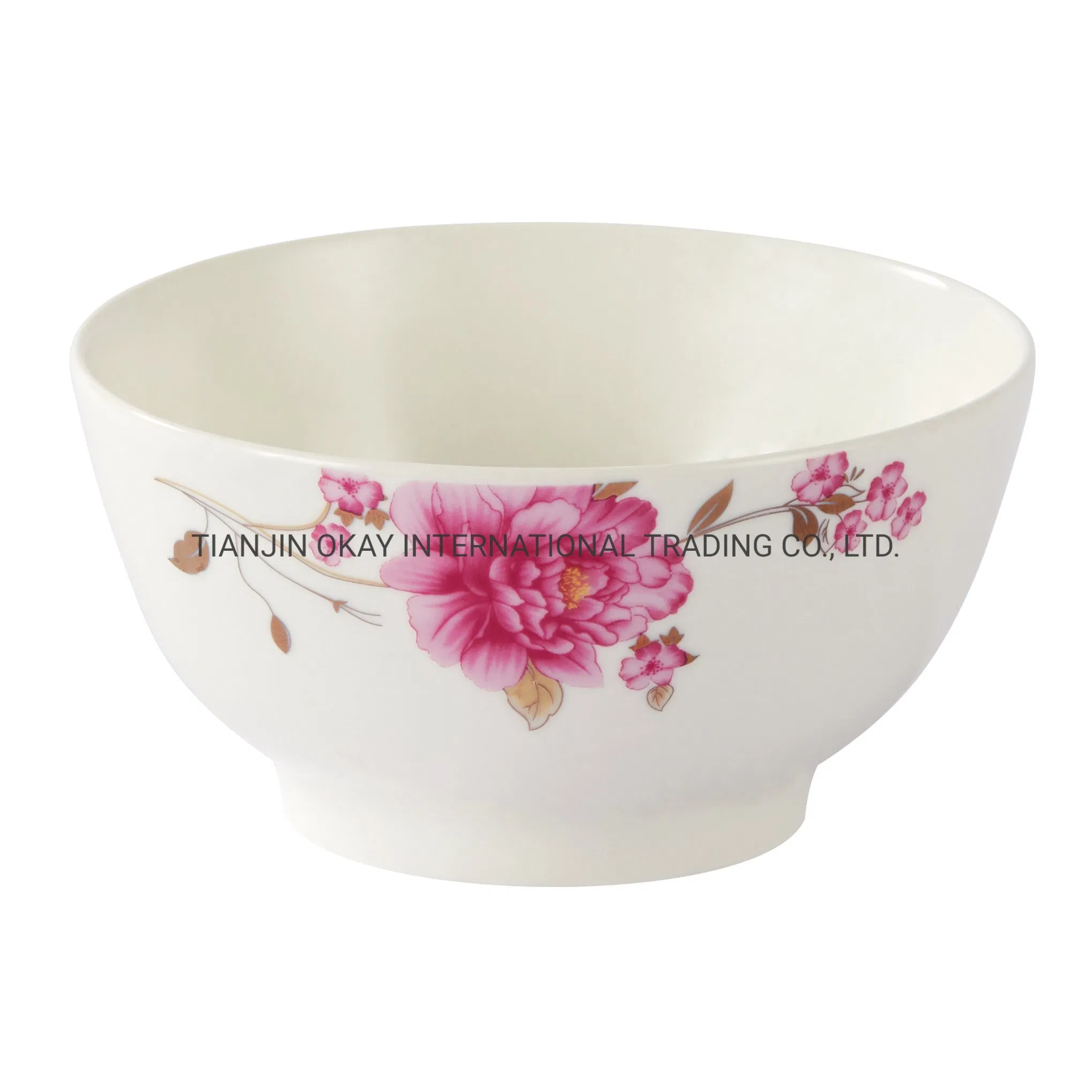 Custom Logo Restaurant 3/3.5/4/4.5/5/6/7/8/9 Inch Plain White Round Porcelain Dinner Rice Soup Ceramic Bowls