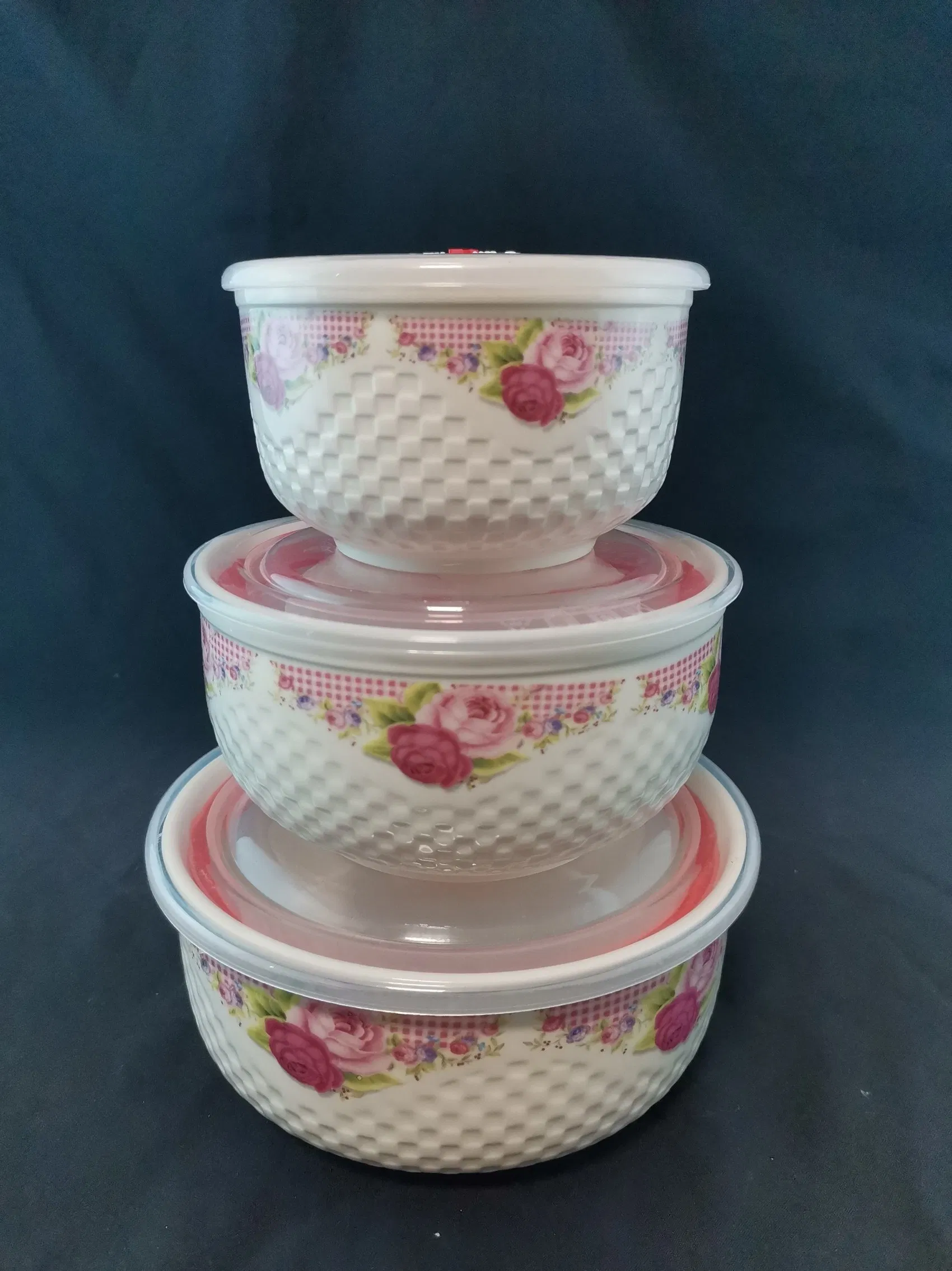 Porcelain Bowl Ceramic 3 PCS Bowl Set Stoneware Tableware 930ml/540ml/290ml Dinnerware