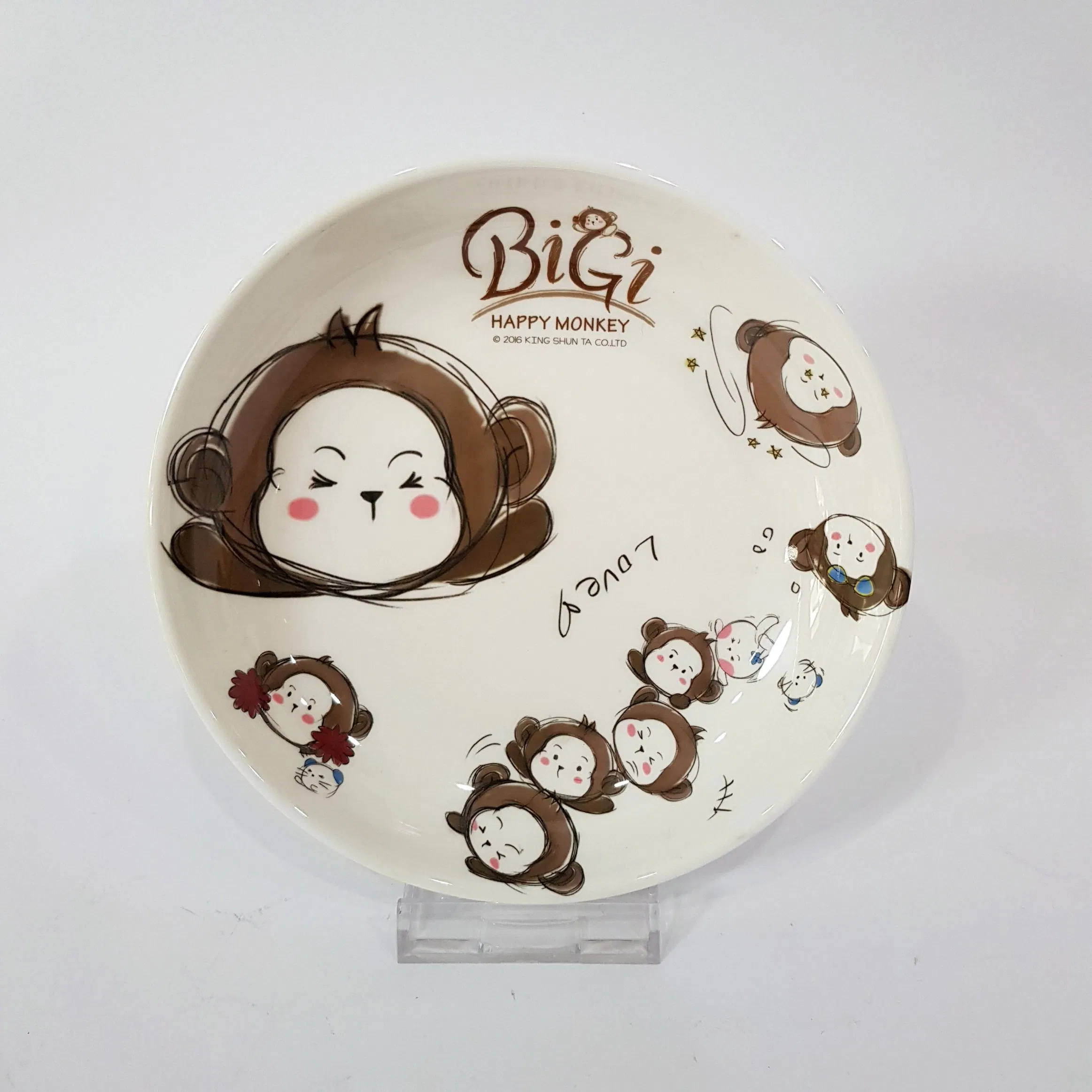 Free Sample 6.4" Kid Tableware Melamine Soup Plate