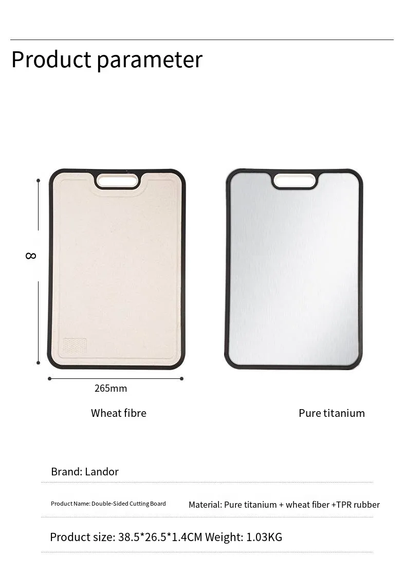 Titanium Cutting Board 12