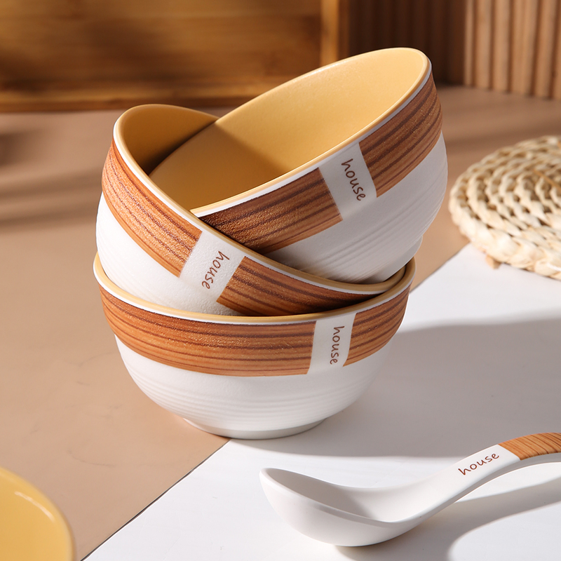 Customizable 100% Melamine Dinnerware Reusable Dinner Bowl for Home Use