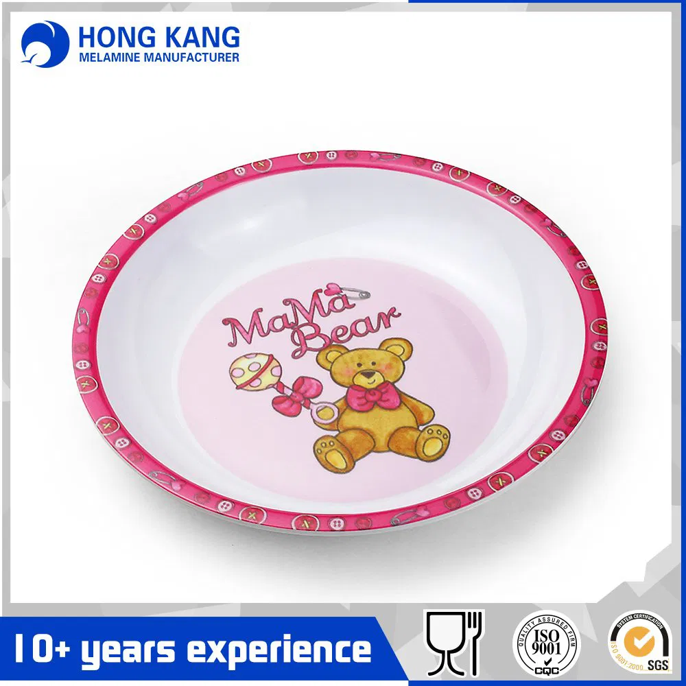 Heart-Shaped Unicolor Dinner Food Dishes Melamine Plate