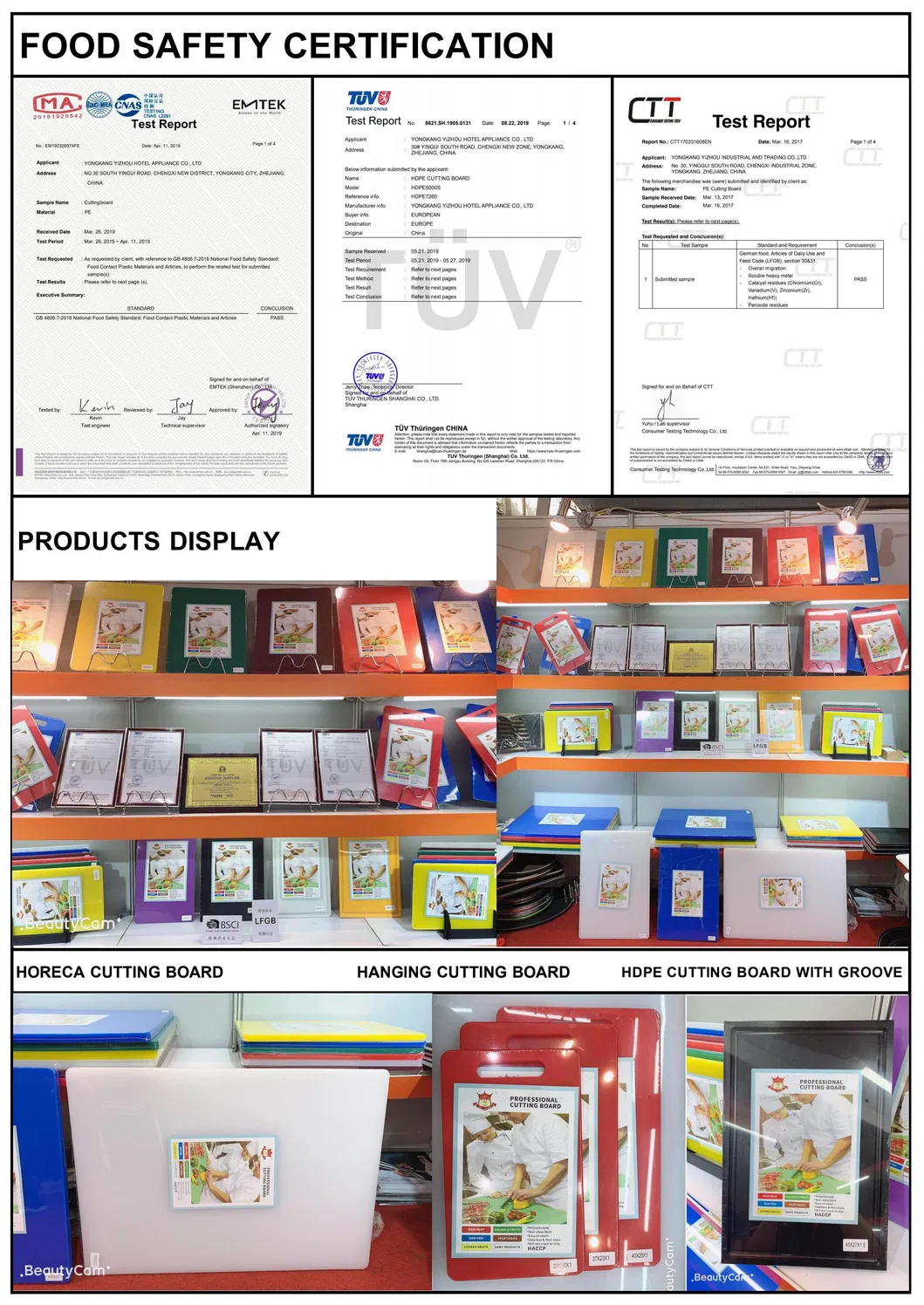 Vegetable Chopping Board Display