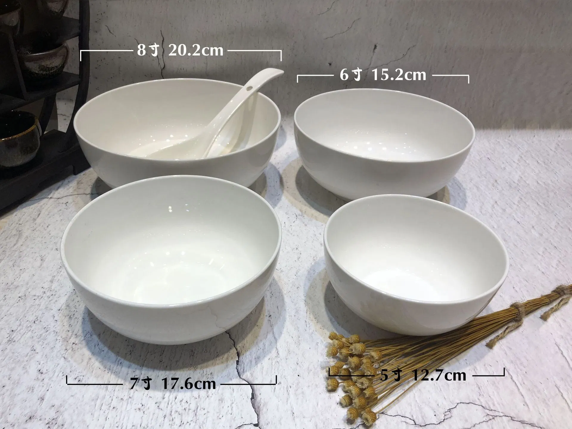 Salad Bowls Porcelain Bowl Ceramic Porcelain Soup Bowl