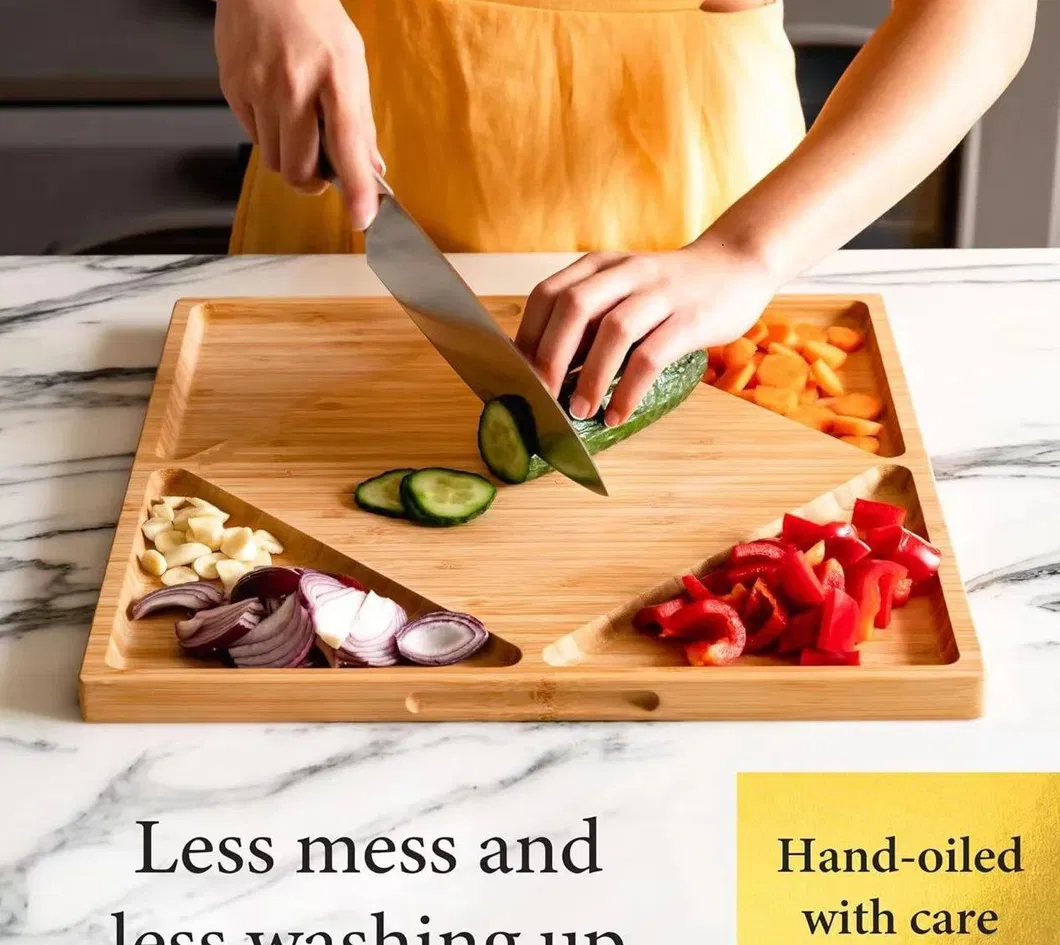 Bamboo Cutting Board View 1